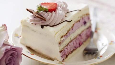 Обои крем для торта, роза, клубника, шоколад, сладкое, торт, пирожное, cream cake, rose, strawberry, chocolate, sweet, cake разрешение 5616x3744 Загрузить