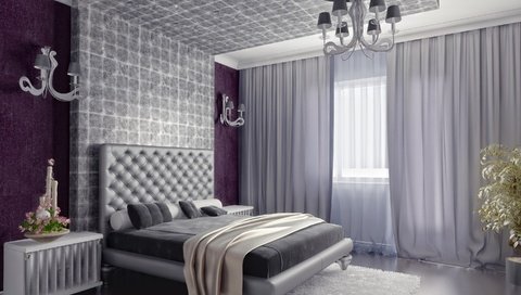 Обои стиль, интерьер, дизайн, спальня, style, interior, design, bedroom разрешение 2880x1800 Загрузить