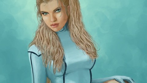 Обои арт, девушка, фантастика, игра, костюм, зеленые глаза, samus aran, art, girl, fiction, the game, costume, green eyes разрешение 5892x3884 Загрузить