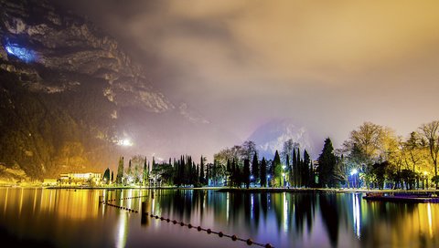 Обои озеро, италия, путешествия, вечернее, гарда, lake, italy, travel, evening, garda разрешение 1920x1080 Загрузить