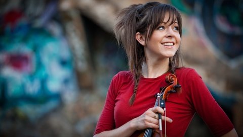 Обои девушка, скрипка, линдси стирлинг, линдсей стирлинг, girl, violin, lindsey stirling, lindsay stirling разрешение 2808x1872 Загрузить