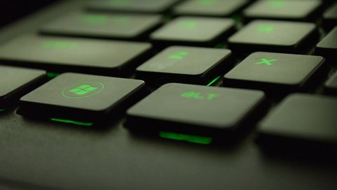Обои зелёный, клавиатура, компьютер, технологии, грин, typing, green, keyboard, computer, technology разрешение 1920x1200 Загрузить
