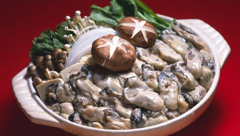 Обои зелень, грибы, морепродукты, моллюски, greens, mushrooms, seafood, shellfish разрешение 2560x1896 Загрузить