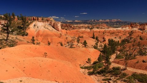 Обои скалы, пустыня, сша, юта, брайс каньон национальный парк, rocks, desert, usa, utah, bryce canyon national park разрешение 2048x1365 Загрузить