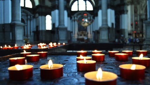 Обои свечи, пламя, огонь, церковь, свечки, candles, flame, fire, church, candle разрешение 5944x4000 Загрузить