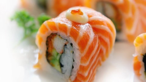 Обои рыба, рис, суши, морепродукты, японская кухня, крупным планом, fish, figure, sushi, seafood, japanese cuisine, closeup разрешение 3189x2126 Загрузить