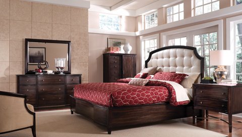 Обои интерьер, кровать, мебель, спальня, interior, bed, furniture, bedroom разрешение 5450x4090 Загрузить