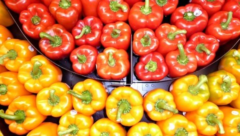 Обои желтый, красный, овощи, перец, болгарский, yellow bell pepper, red bell peppers, сладкий перец, yellow, red, vegetables, pepper, bulgarian, sweet pepper разрешение 2905x1937 Загрузить