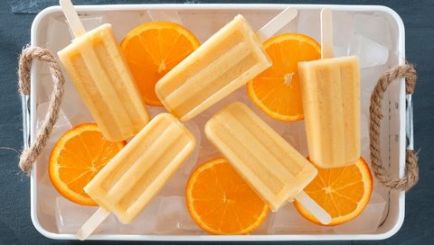 Обои мороженое, апельсин, сладкое, десерт, сорбет, фруктовый лед, ice cream, orange, sweet, dessert, sorbet, fruit ice разрешение 5935x3959 Загрузить