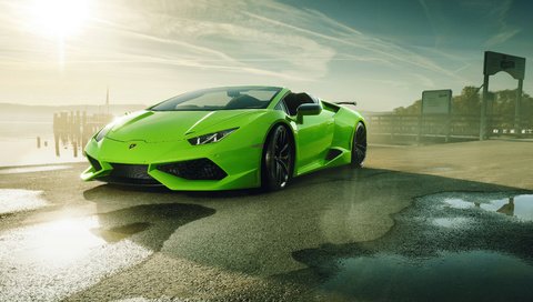 Обои ламборгини, huracan, spyder, novitec-n-largo, lamborghini, novitec n-largo разрешение 4096x2304 Загрузить