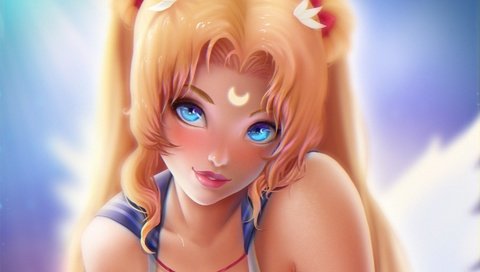 Обои арт, девушка, аниме, sailor moon, хвостики, bishoujo senshi sailor moon, tsukino usagi, prywinko, art, girl, anime, tails разрешение 1920x1200 Загрузить