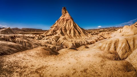 Обои небо, природа, пейзаж, скала, пустыня, the sky, nature, landscape, rock, desert разрешение 5184x2819 Загрузить