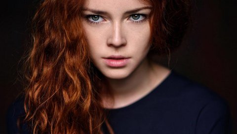 Обои девушка, взгляд, рыжая, модель, волосы, лицо, анна, ivan warhammer, girl, look, red, model, hair, face, anna разрешение 1920x2400 Загрузить