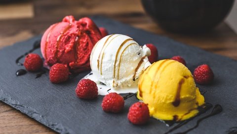 Обои малина, мороженое, ягоды, шоколад, сладкое, десерт, raspberry, ice cream, berries, chocolate, sweet, dessert разрешение 2000x1325 Загрузить