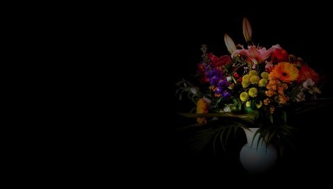 Обои цветы, фон, букет, ваза, flowers, background, bouquet, vase разрешение 2048x1270 Загрузить