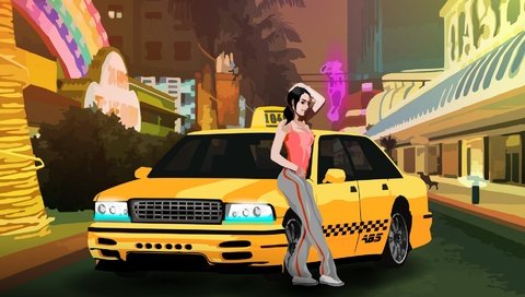 Обои арт, yelow, lasventuras, такси, автомобиль, games, katy, gевочка, girl games art taxi gta katy car premier yelow samp san-andreas las-venturas, grandtheftauto, sanandreas, samp, premier, art, taxi, car, girl, girl games art taxi gta katy premier car yelow samp san andreas las venturas разрешение 1920x1080 Загрузить