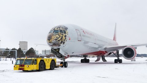 Обои тигр, пассажирский, снег, b-777, уссурийск, зима, самолет, россия, аэропорт, боинг, 300, 777, tiger, passenger, snow, ussuriysk, winter, the plane, russia, airport, boeing разрешение 2112x1188 Загрузить