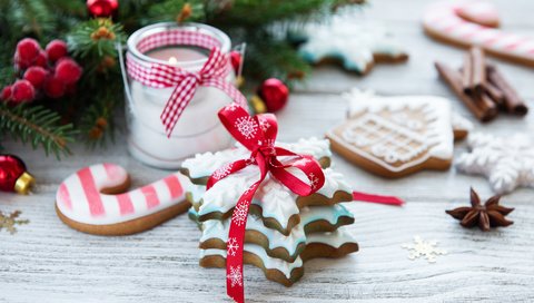 Обои праздник, рождество, печенье, глазурь, композиция, olena rudo, имбирное, holiday, christmas, cookies, glaze, composition разрешение 5512x3573 Загрузить