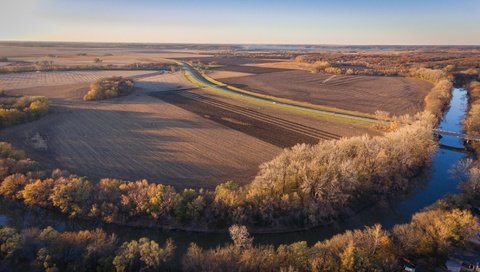 Обои небо, природа, поле, пейзажи, панорама, простор, the sky, nature, field, landscapes, panorama, space разрешение 2048x1130 Загрузить