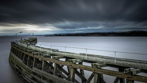 Обои берег, мост, shore, bridge разрешение 3840x2160 Загрузить