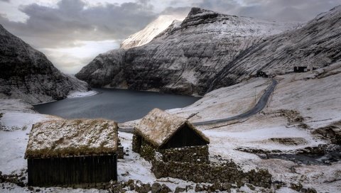 Обои природа, фарерские острова, nature, faroe islands разрешение 3840x2160 Загрузить