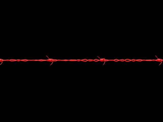 Обои черный, красный, колючая проволока, black, red, barbed wire разрешение 2560x1600 Загрузить