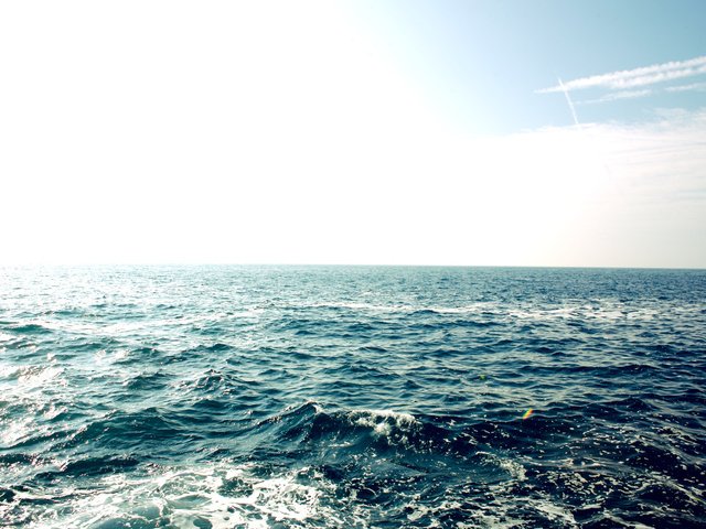 Обои море, безкрайность, солнечные блики, sea, the vastness, sun glare разрешение 1920x1200 Загрузить