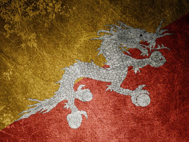 Обои дракон, флаг, бутан, dragon, flag, bhutan разрешение 1920x1200 Загрузить