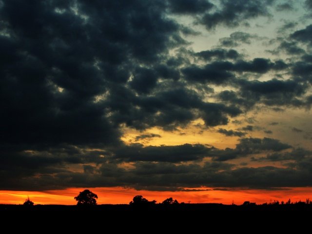 Обои небо, облака, закат, the sky, clouds, sunset разрешение 3545x2342 Загрузить