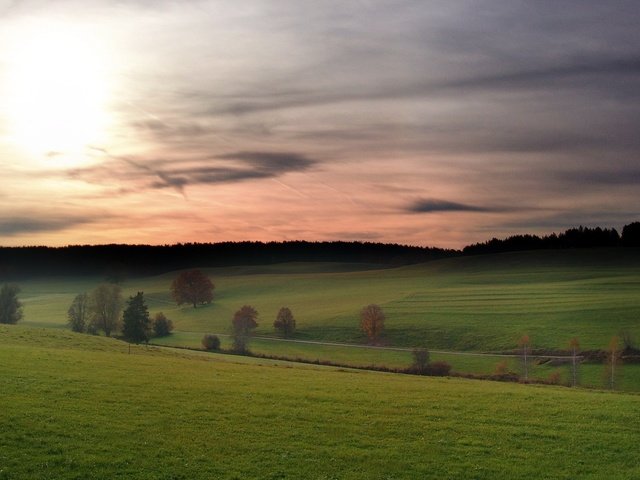 Обои небо, облака, холмы, поле, the sky, clouds, hills, field разрешение 1920x1200 Загрузить