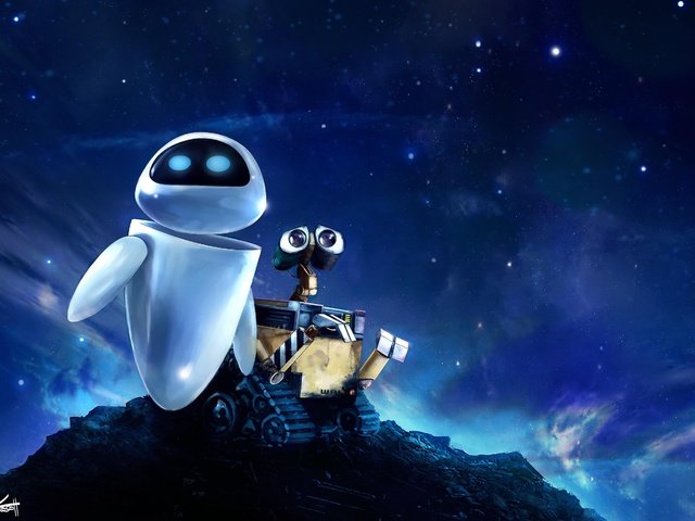 Обои арт, любовь, валли, walle, ива, art, love, valley, iva разрешение 2480x1754 Загрузить