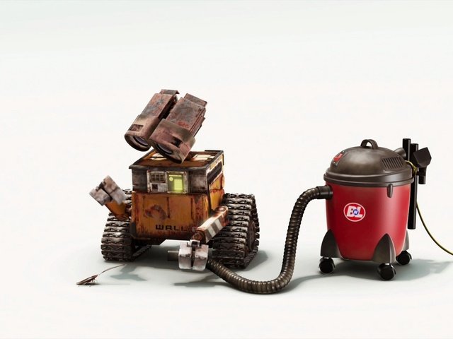 Обои vacuume, валл-и, таракан, wall-e, cockroach разрешение 1920x1200 Загрузить