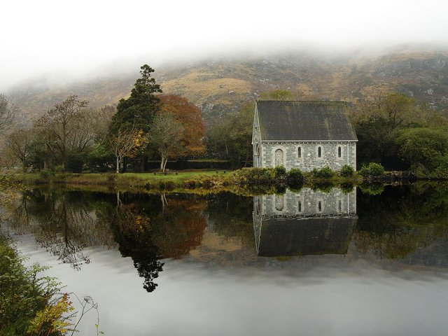 Обои река, спокойствие, дом, ирландия, river, calm, house, ireland разрешение 1920x1200 Загрузить