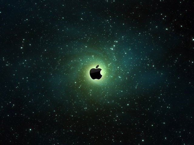 Обои космос, галактика, эппл, space, galaxy, apple разрешение 1920x1200 Загрузить