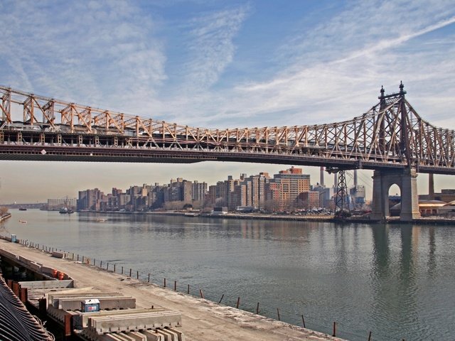 Обои река, мост, нью, йорк, river, bridge, new, york разрешение 2040x1301 Загрузить