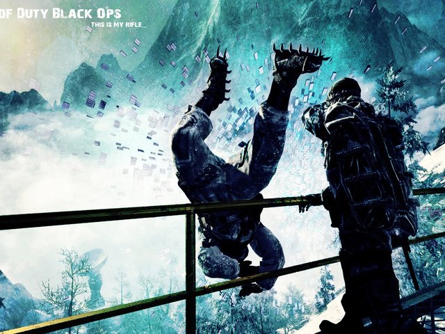 Обои call of duty, падение, удар, black ops, codbo, выкинул, drop, blow, threw разрешение 1920x1200 Загрузить