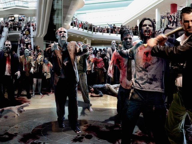 Обои зомби, dead rising, трупы, бита, zombies, corpses, bit разрешение 1920x1080 Загрузить