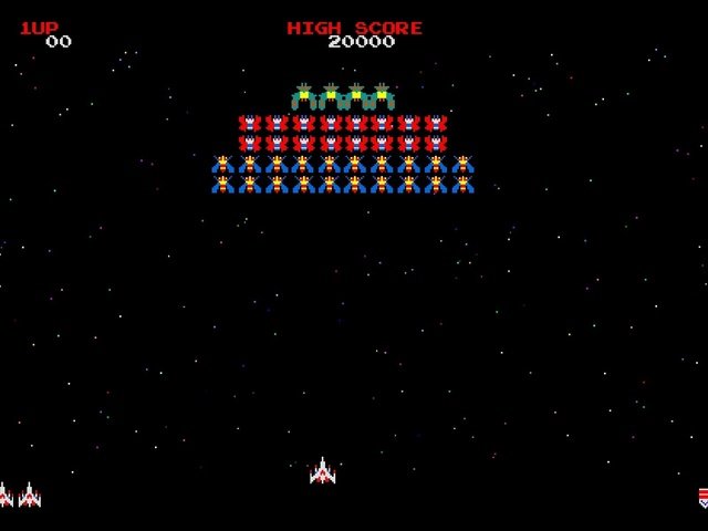 Обои galaxian, nes, dendy, galaga, nintendo, 8-bit разрешение 1920x1200 Загрузить