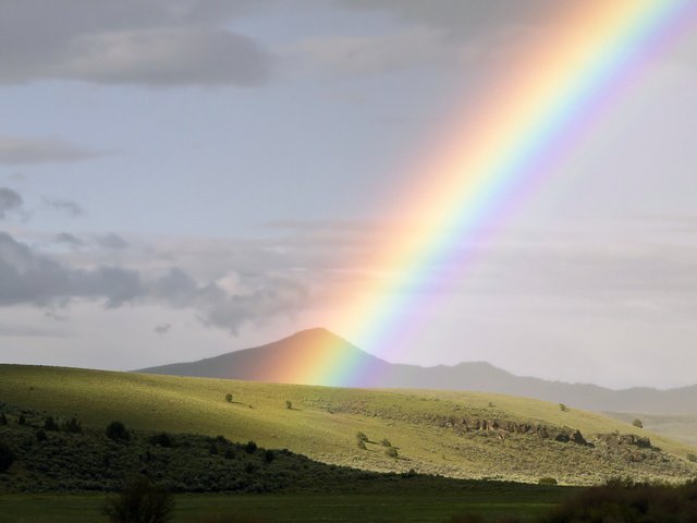 Обои радуга, сша, орегон, митчелл, rainbow, usa, oregon, mitchell разрешение 2560x1600 Загрузить