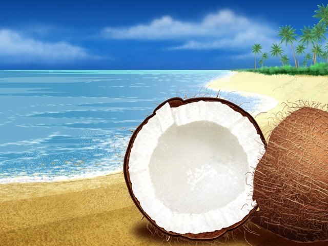 Обои море, пляж, реклама, кокос, баунти, райский остров, sea, beach, advertising, coconut, bounty, paradise island разрешение 2560x1600 Загрузить