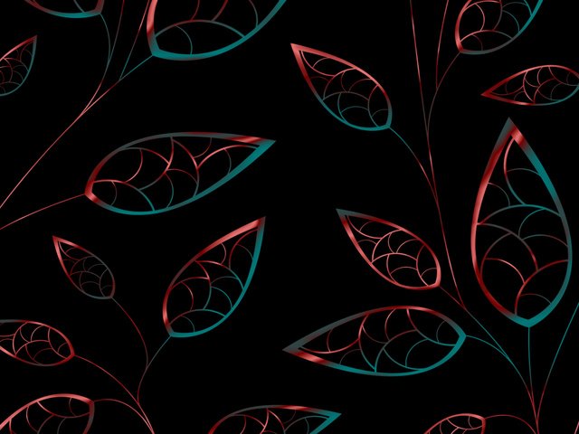 Обои обои, листья, узор, градиент, wallpaper, leaves, pattern, gradient разрешение 2560x1600 Загрузить