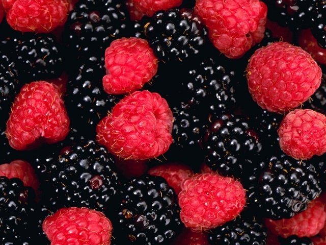 Обои малина, ягоды, ежевика, raspberry, berries, blackberry разрешение 1920x1200 Загрузить