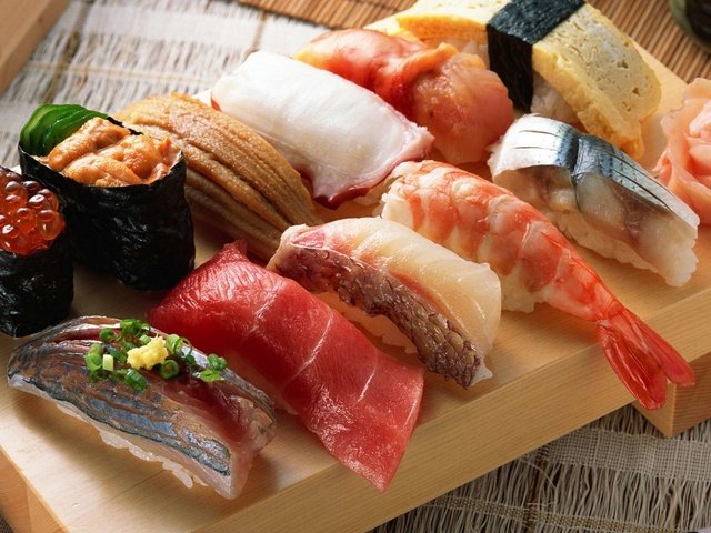 Обои суши, роллы, японская кухня, sushi, rolls, japanese cuisine разрешение 1920x1200 Загрузить