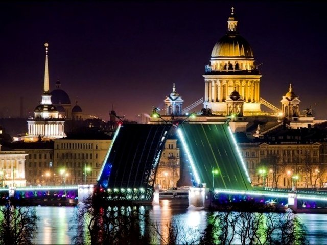 Обои россия, санкт-петербург, исаакиевский собор, разводной мост, russia, saint petersburg, st. isaac's cathedral, drawbridge разрешение 2000x1259 Загрузить