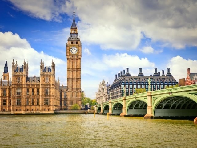 Обои река, лондон, темза, англия, биг бен, big-ben, парламент, river, london, thames, england, big ben, parliament разрешение 5616x3744 Загрузить