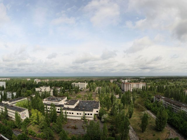 Обои деревья, дома, припять, мертвый город, trees, home, pripyat, dead city разрешение 6000x3000 Загрузить