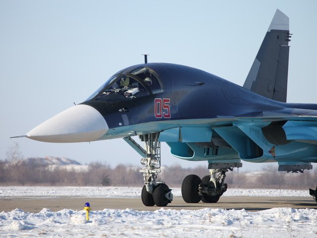 Обои запуск, су 34, bombardirovshhik, start, su 34 разрешение 5616x3744 Загрузить