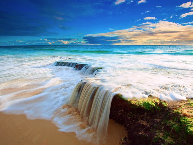 Обои песок, пляж, прибой, тропики, sand, beach, surf, tropics разрешение 2048x1152 Загрузить