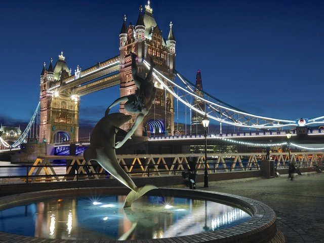 Обои лондон, англия, тауэрский мост, london, england, tower bridge разрешение 2560x1600 Загрузить