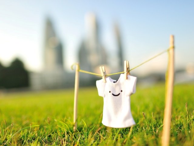 Обои трава, солнце, улыбка, лето, футболка, смайлик, grass, the sun, smile, summer, t-shirt, smiley разрешение 2560x1600 Загрузить